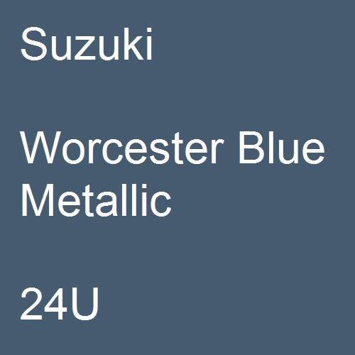 Suzuki, Worcester Blue Metallic, 24U.